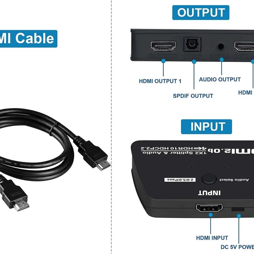 Split 12 splitter 1x2