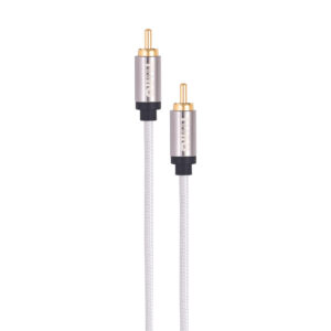 Platinum Dual Shielded RCA Male to RCA Male subwoofer Cable