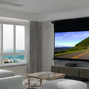 UST ALR Inceiling Tab Tensioned Motorized Projector Screen