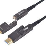 Slickon High Speed Fiber Optic HDMI Cable with Detachable Head