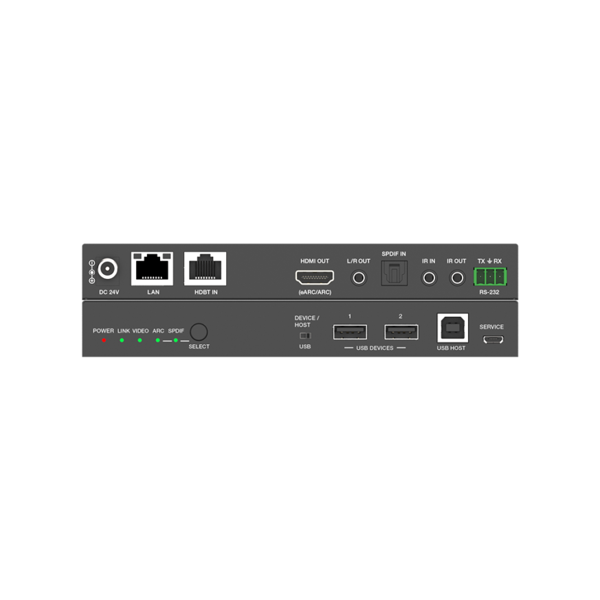 Tono Pro Xtend HDBT 100 - 4K60 HDBaseT 3.0 Extender (100m/USB/eARC)