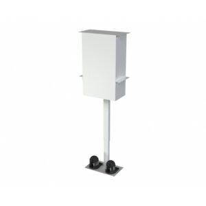 CLC 150DE Enclosed Dual PTZ Camera Lift - Ceiling Mounted with 4 Meter Drop