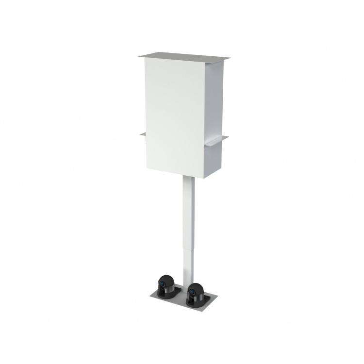 CLC 150DE Enclosed Dual PTZ Camera Lift - Ceiling Mounted with 4 Meter Drop