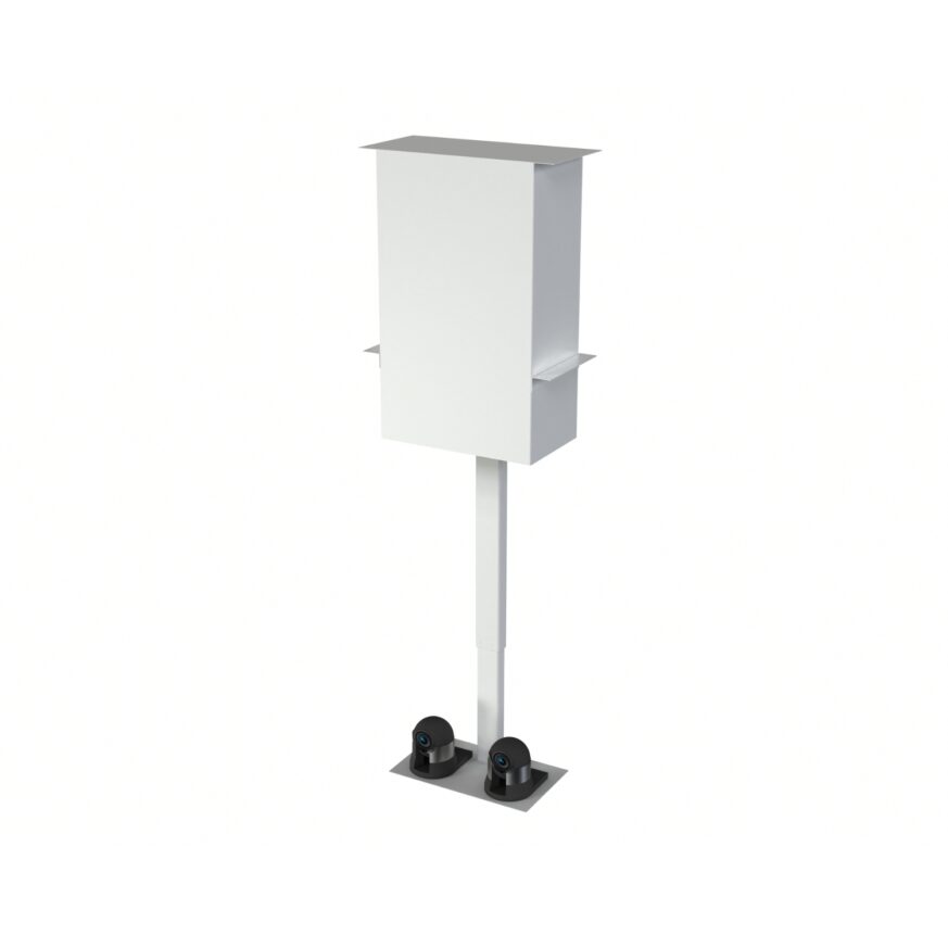 CLC 40DE Enclosed Dual PTZ Camera Lift - Ceiling Mounted