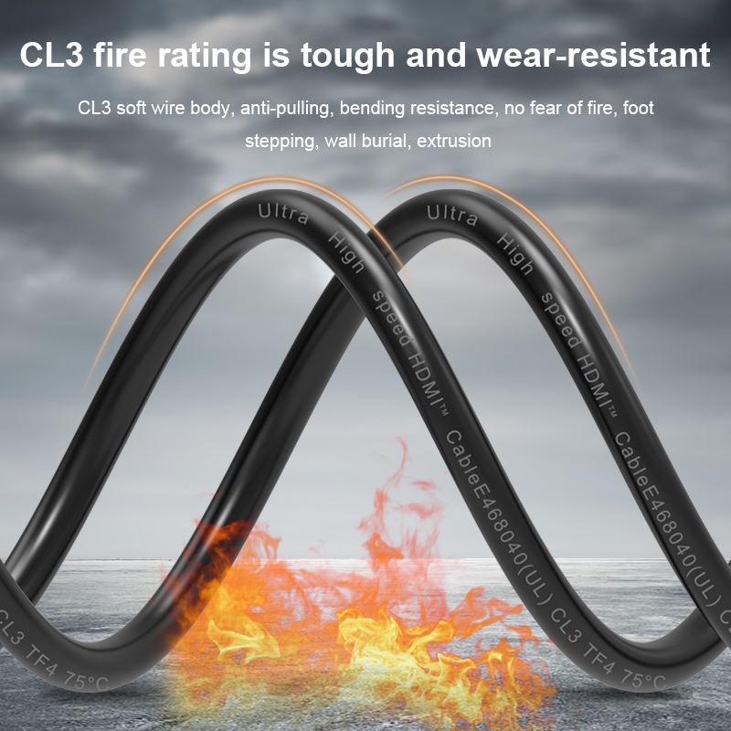 Tono Alpha 3 Red Edition – 8K AOC HDMI Cable | CL3 Rated | Long-Distance