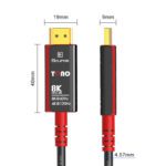 Tono Alpha 3 Red Edition – 8K AOC HDMI Cable | CL3 Rated | Long-Distance