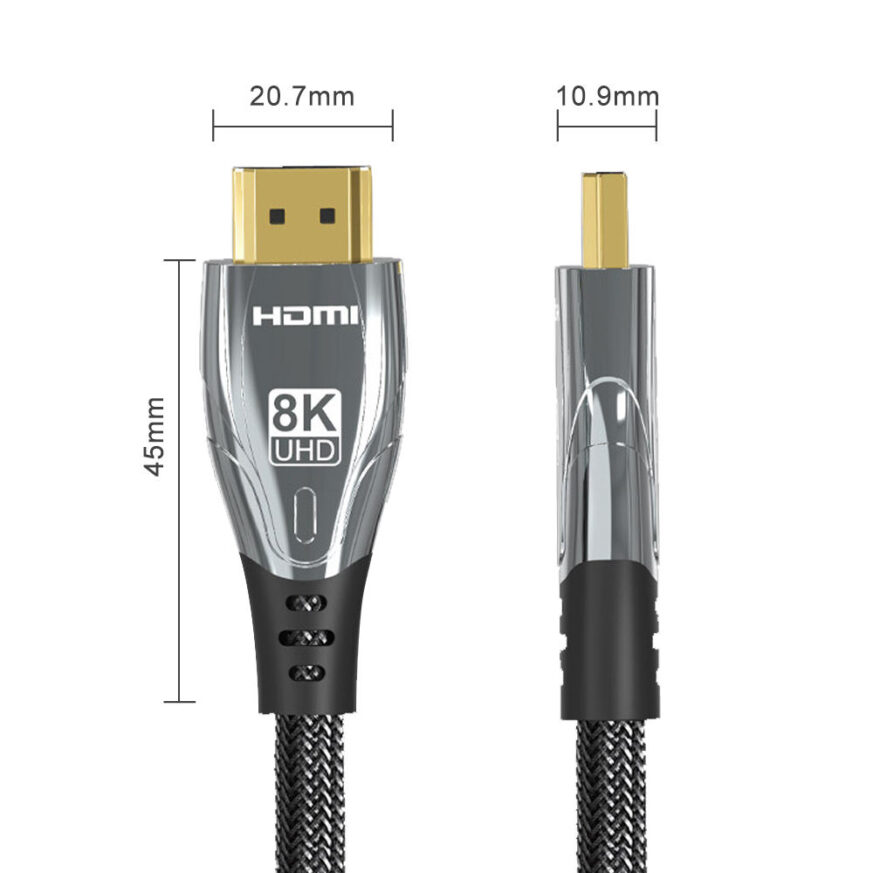 Tono Stallion – 8K HDMI 2.1 Braided Cable with eARC | Up to 5 Meters