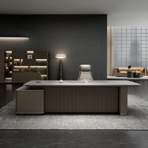 Bravo Manager Desk – Premium Executive Desk with Storage & Modern Minimal Design