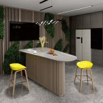 BRAVO Series – Luxury Office Bar Table for Modern Workspaces