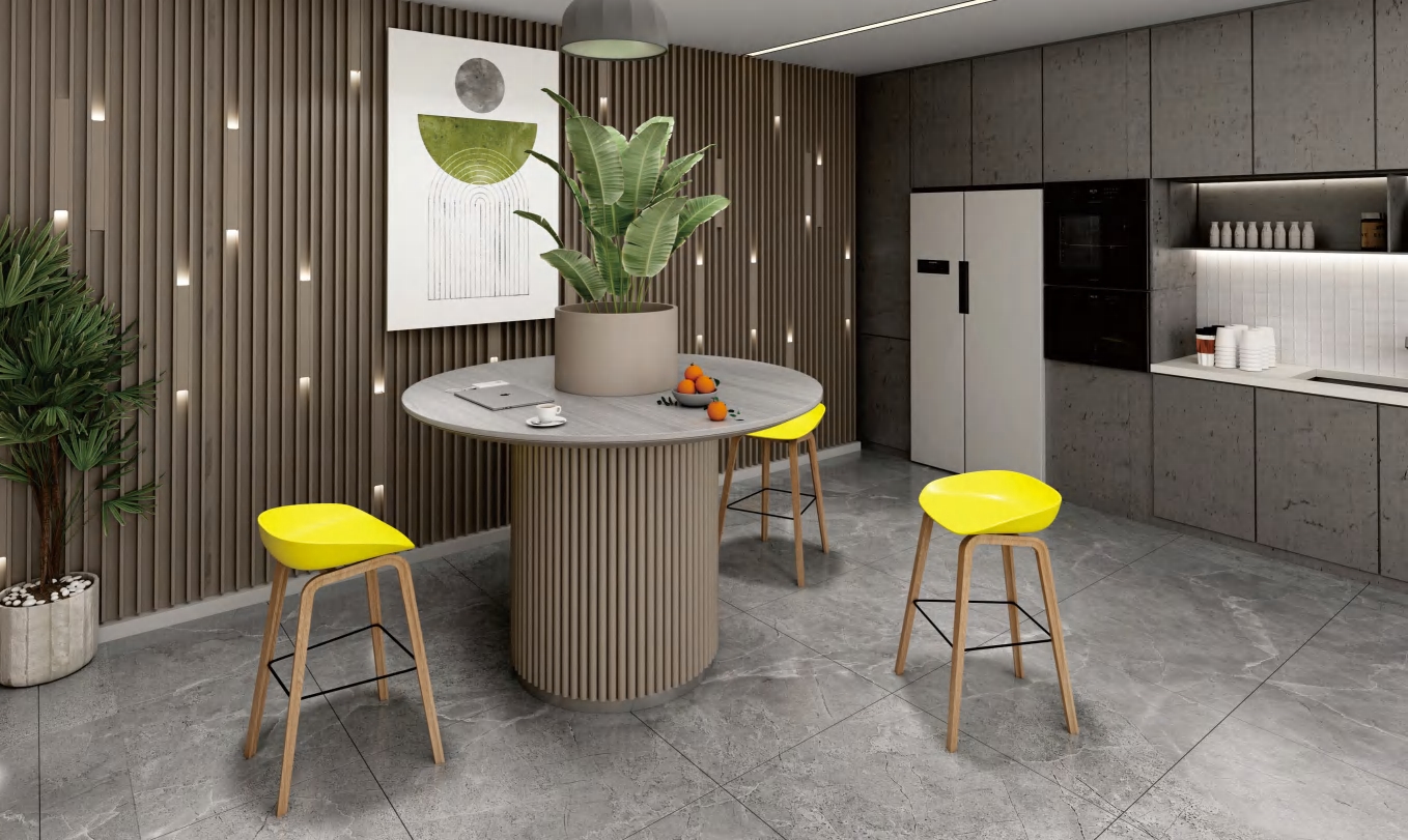 BRAVO Series – Luxury Office Bar Table for Modern Workspaces