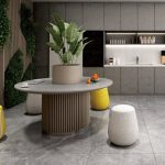 BRAVO Negotiation Table – Modern Round Meeting Table for Collaborative Spaces