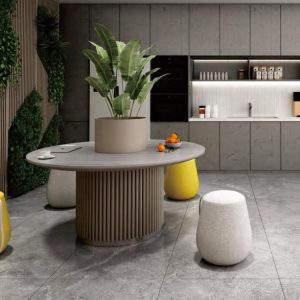 BRAVO Negotiation Table – Modern Round Meeting Table for Collaborative Spaces