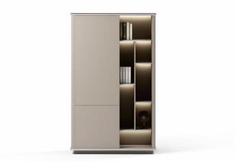 BRAVO File Cabinet – Modern Office Storage Cabinet with Integrated Display & Hidden Compartments