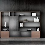 AXIS File Cabinet – Modern Executive Office Storage Cabinet with Premium Wood & Metal Finish