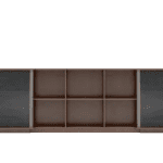 AXIS File Cabinet – Modern Executive Office Storage Cabinet with Premium Wood & Metal Finish