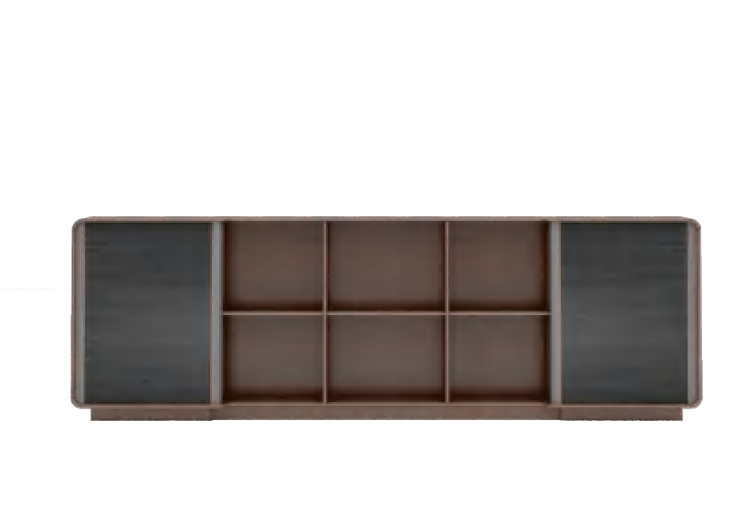 AXIS File Cabinet – Modern Executive Office Storage Cabinet with Premium Wood & Metal Finish