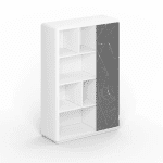 Astraé File Cabinet – Modern Office Storage Cabinet with Marble Accents for Premium Workspaces