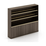 Vark File Cabinet – Modern Office Storage Cabinet with LED Shelves