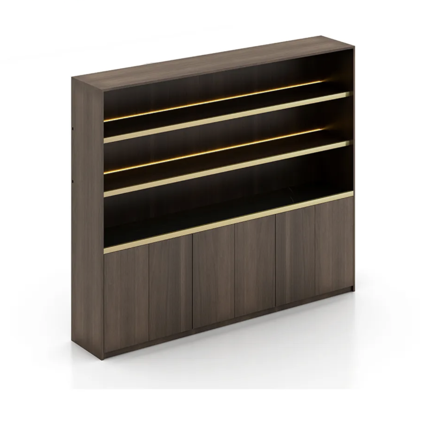 Vark File Cabinet – Modern Office Storage Cabinet with LED Shelves