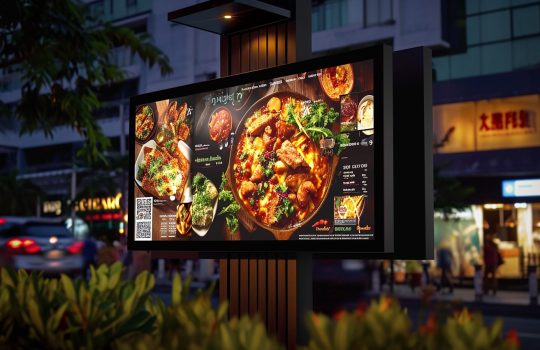 digital signage for restaurants