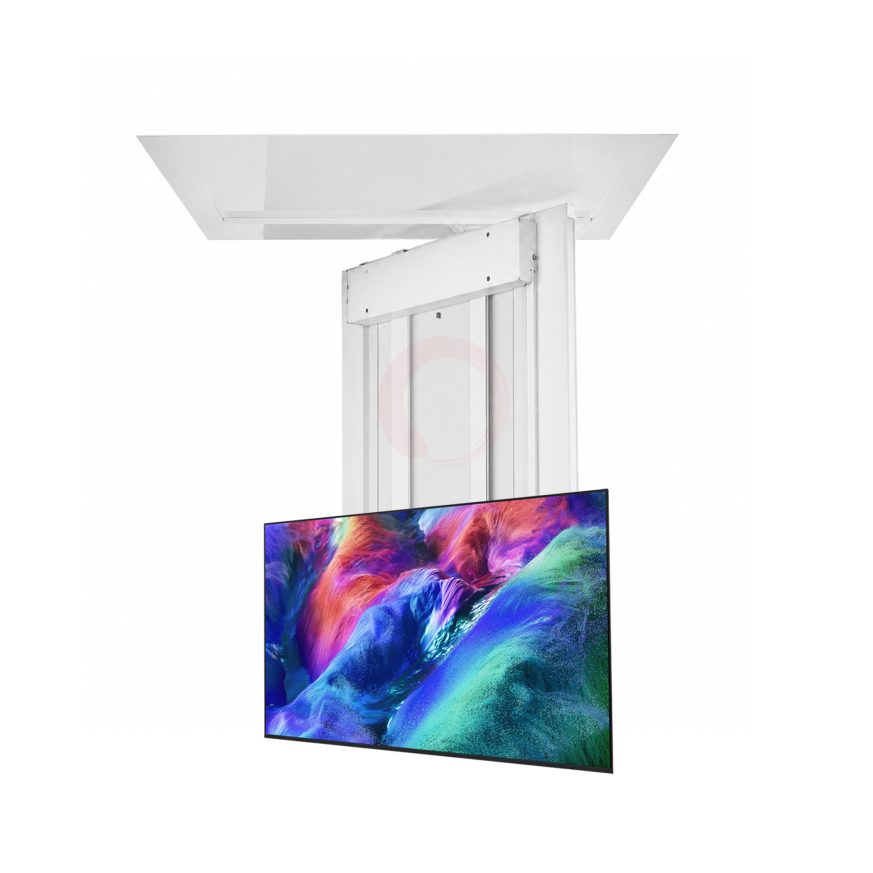 FL 65DR — Flip-Down Ceiling TV Lift with Drop & Rotation for TVs up to 65"