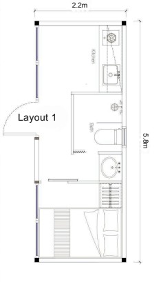 Tono TC-U2 Glass-Front Cabin (5.8 m)