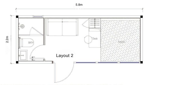 Tono TC-H4 Garden Suite Cabin (5.8 m)
