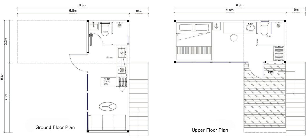Tono TC-H6 Stacked Cantilever Cabin