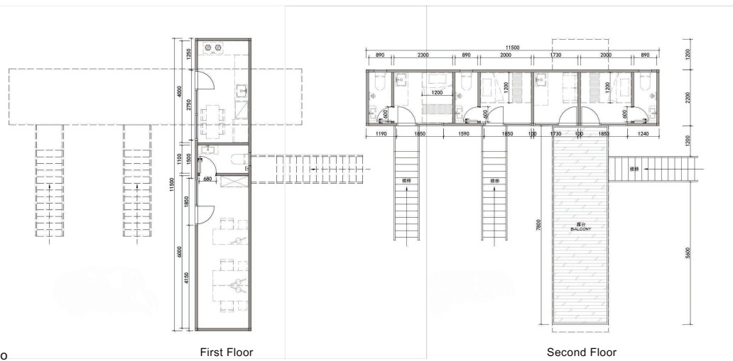 Tono TC-H8 Multi-Room Cabin Block (11.5 m)